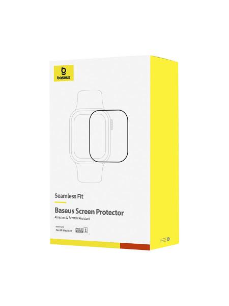 Защитная плёнка-стекло Baseus NanoCrystal Full Coverage CurvedScreen Crystal Tempered Glass Screen Protector 42мм для AP Watch 10 (P6001510C201-04)