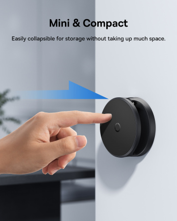 Держатель для телефона магнитный самоклеющийся Baseus MagPro Magnetic черный (B10564101121-00)