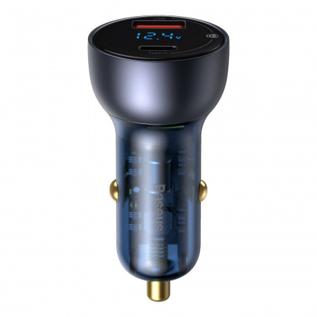 Автомобильная зарядка Baseus Particular Digital Display QC+PPS Dual Quick Charger Car 65W Темно-Серый (Кабель Type-C-Type-C 100W 1m) (TZCCKX-0G) Автомобильная зарядка Baseus Particular Digital Display QC+PPS Dual Quick Charger Car 65W Темно-Серый (Кабель Type-C-Type-C 100W 1m) (TZCCKX-0G)