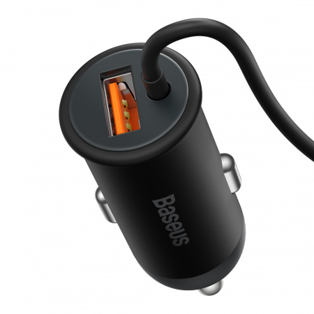 Автомобильное беспроводное магнитное зарядное устройство Basues CW01  Magnetic Wireless Charging Car Mount 40W (Wireless Charging 15W and USB-A 25W) Claw Edition (C40141000111-01) Черное