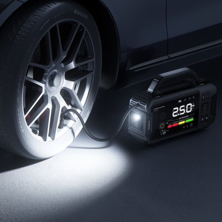 Стартер (Пусковое устройство для авто) DB-Baseus PrimeTrip VJ1 4-в-1 3000A Чёрный (C0119901)