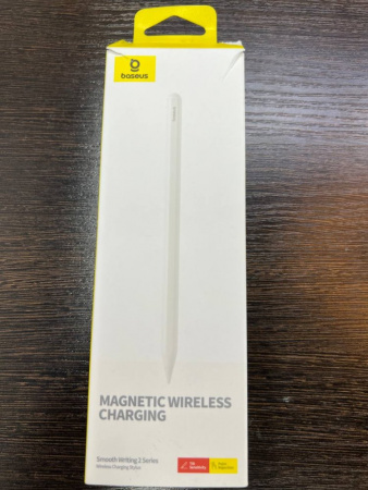 УЦЕНКА Стилус Baseus Smooth Writing 2 Series Wireless Charging Stylus (Active version с активным наконечником) Белый (P80015803213-00) Повреждена коробка