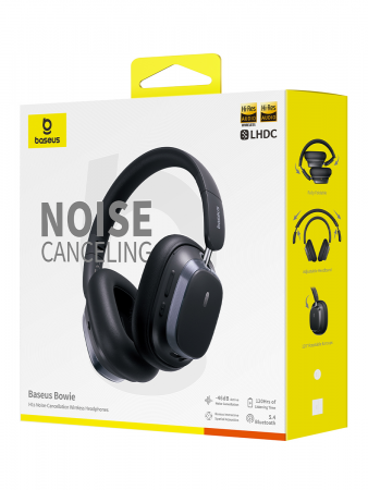 Наушники OS-Baseus Bowie H1s Noise-Cancellation Wireless Headphones Чёрный (A00075301113-00)