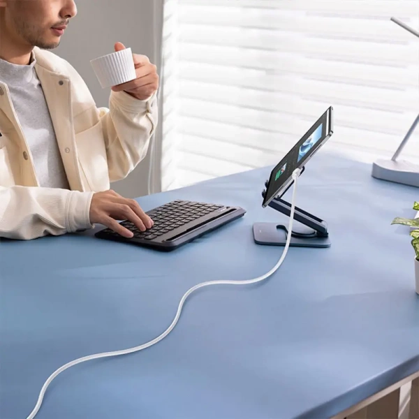 Кабель Baseus Silky Fast Charging Data Cable USB-A - USB-C 3A 1м Белый (P10377703213-02)