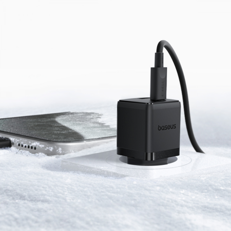 Сетевое зарядное устройство Baseus Palm Fast Charger C+U 30W EU Чёрный (P1011160A113-00)