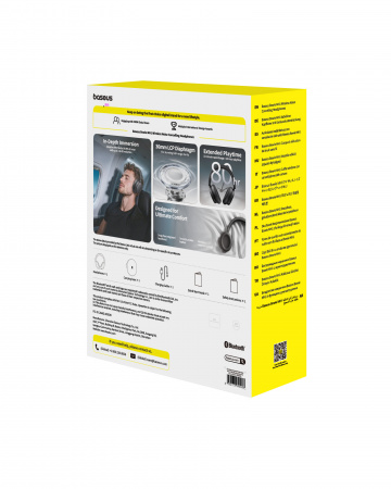 Наушники OS-Baseus Boiwe MH1 Wireless Noise Cancelling Headphones Черный (A0203902)